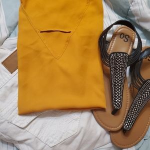 Yellow blouse